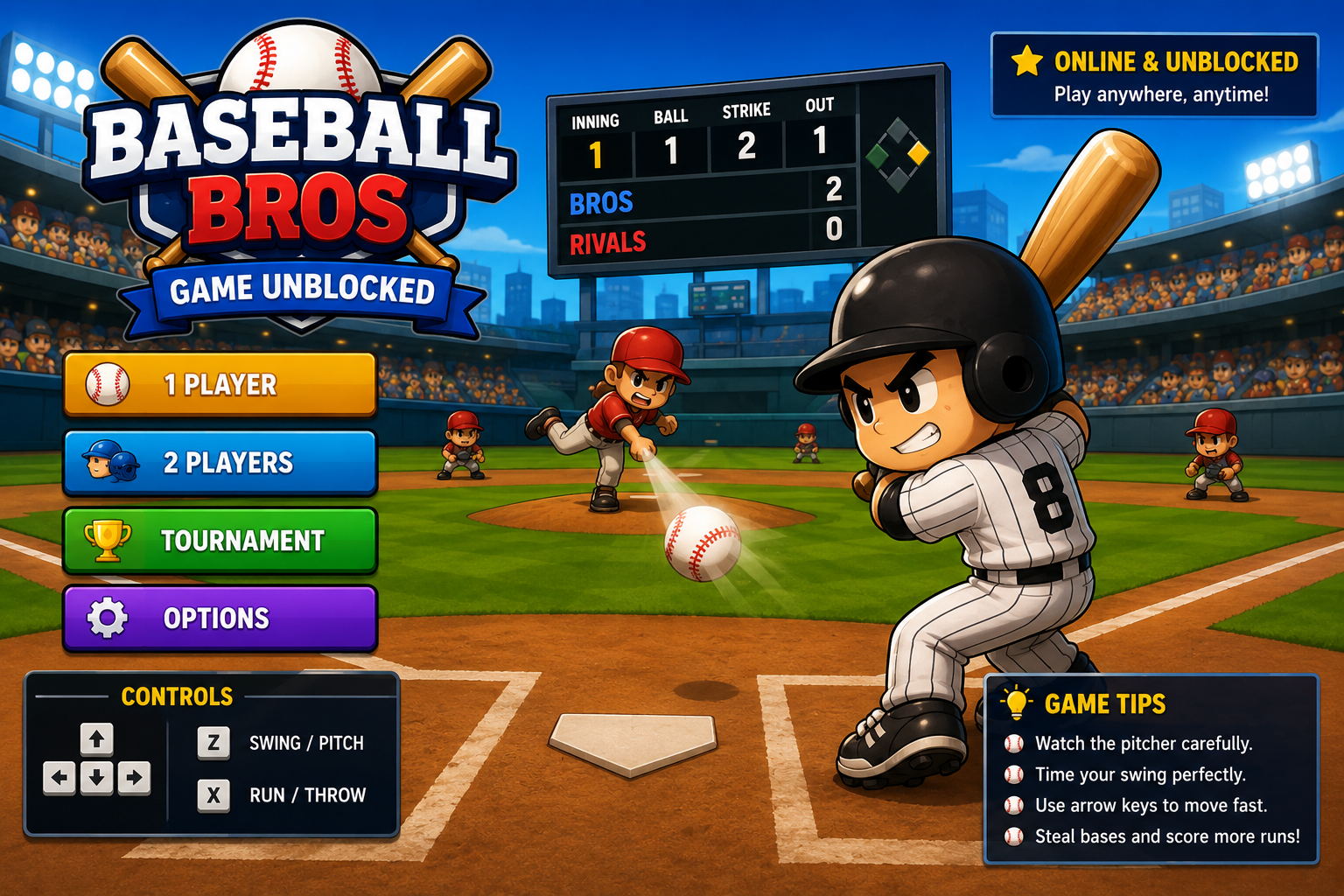 baseball bros game unblocked