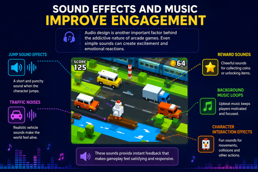 Sound Effects and Music Improve Engagement