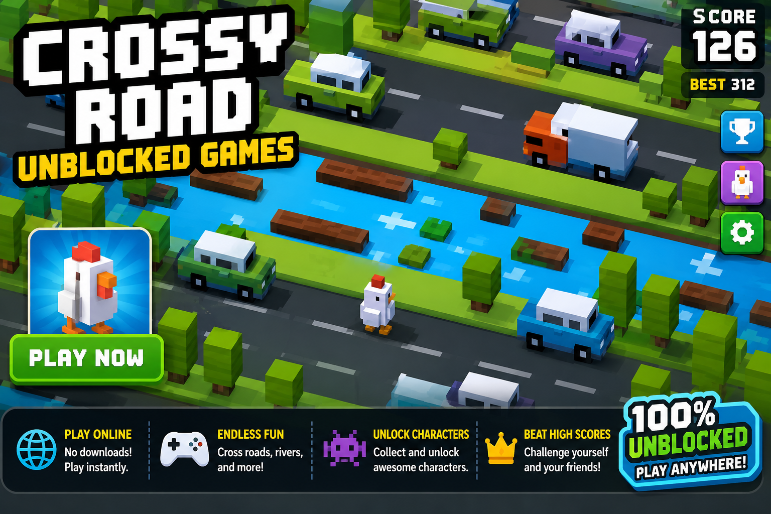 crossy road unblocked games