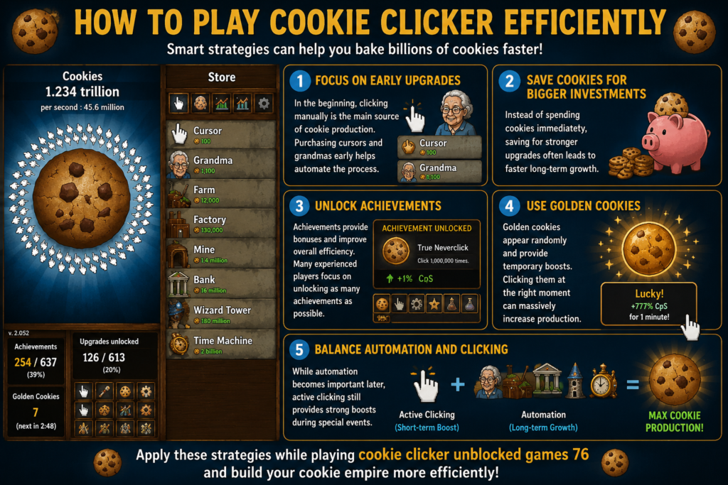 How to Play Cookie Clicker Efficiently