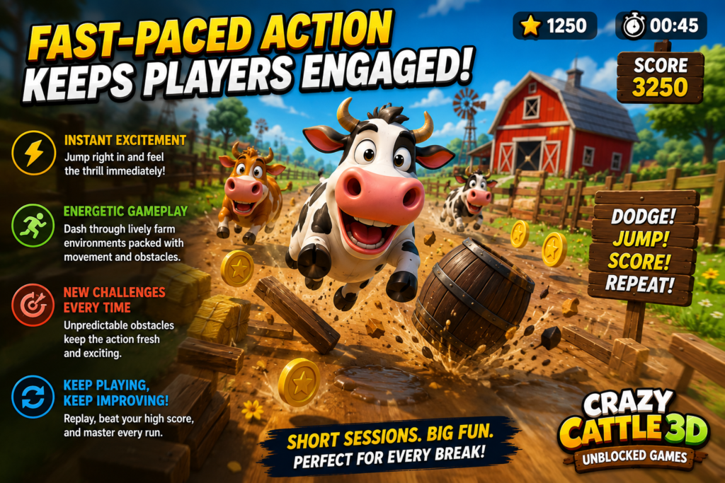 crazy cattle 3d unblocked games
