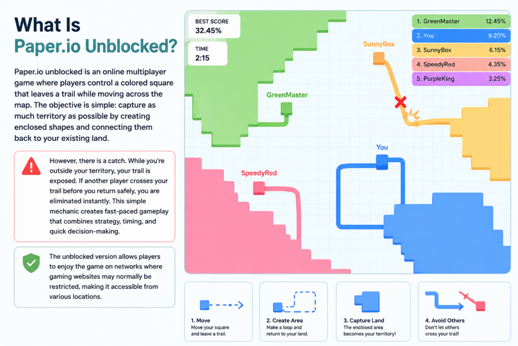 What Is Paper.io Unblocked?