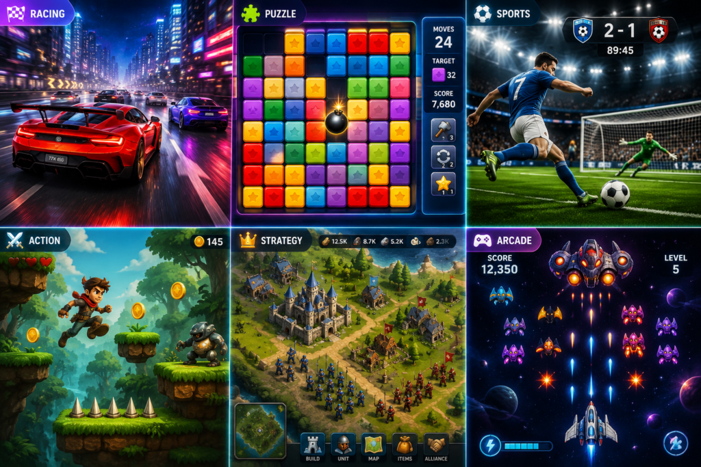 Popular Game Categories