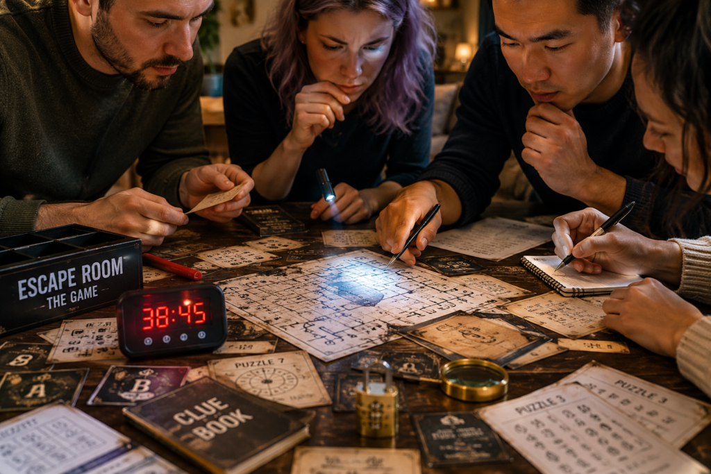 Benefits of Playing Escape Room Board Games at Home