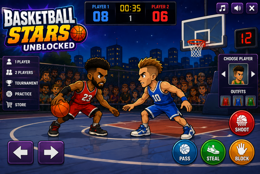 basketball stars unblocked