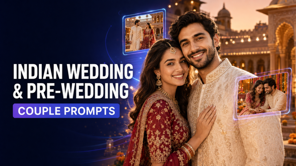 Indian Wedding and Pre-Wedding Couple Prompts