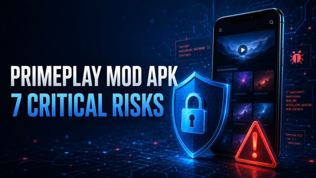 PrimePlay Mod APK safety risks and official app comparison