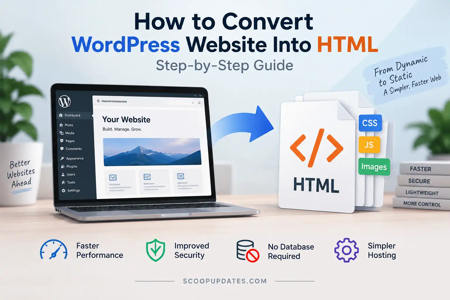How to Convert WordPress Website Into HTML