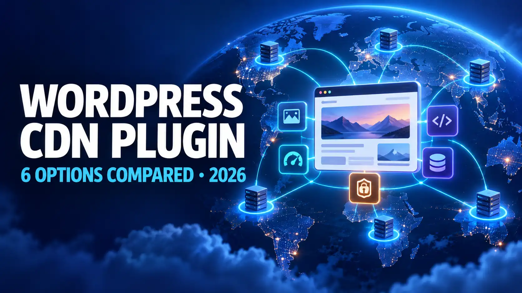 WordPress CDN plugin options compared for 2026